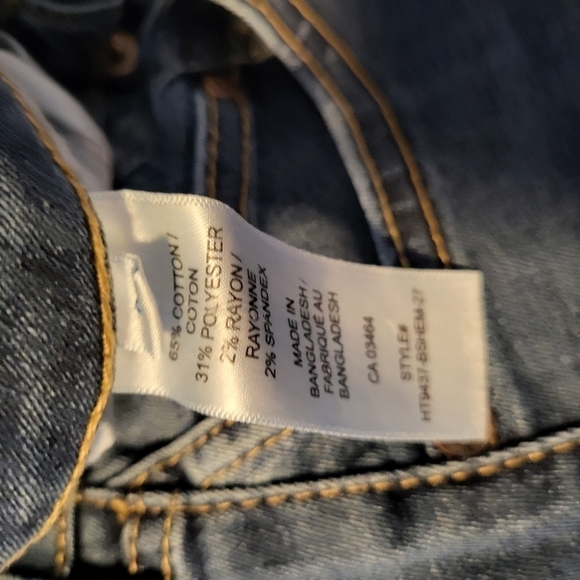 Ricki Revolution Slim Ankle Frayed Hem Jeans Size 6 - Picture 7 of 10